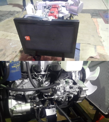 เครื่องสูบนํ้าขนาดใหญ่ประกอบใหม่