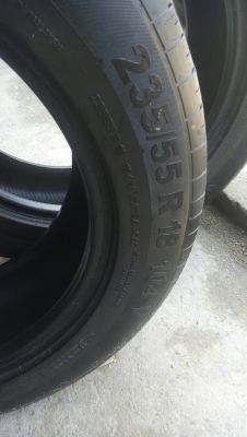 235/55R18  CONTINENTAL CONTACT PC5 มี 2 เส้น  tel.081-4273941 ไอดีไลน์ 0814273941
