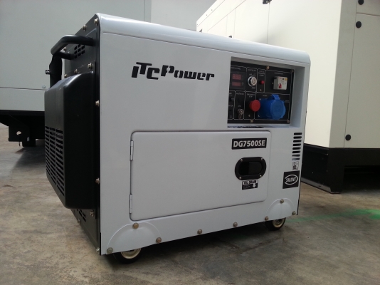 เครื่องปั่นไฟ 5.5 KW 1 เฟส  "ITC" รับประกันสินค้า 1ปี