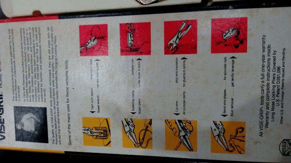 ขายคีมล็อกVISE-GRIP Made in USA.งานเก่าเก็บสะสมในตำนาน ขายคีมล็อกVISE-GRIP Made in USA.งานเก่าเก็บสะสมในตำนาน