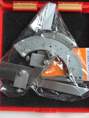 ชุดเครื่องมือวัดมุมแบบละเอียด ปรับการวัดได้โดยการหมุน ชิ้นงานทำจากเหล็กเครื่องมือ ที่วัดตรวจสอบได้ง่ายความแม่นย่ำ