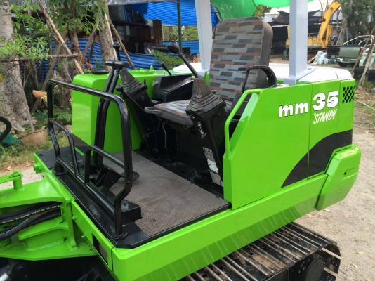 ขายรถแบคโฮ MITSUBISHI MM35 (เท่าPC35) ปั้มนิ้ว ติดต่อ 086-775-7900, 086-324-1992