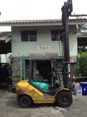 +++ ขายโฟล์คลิฟท์ KOMATSU FD25-16 ขนาด 2.5 ตัน เครื่องยนต์ดีเซล เสา 4 เมตร 3 ท่อน ไซด์ชิพ เกียร์ออโตเมติค ยางตัน +++ ขายโฟล์คลิฟท์ KOMATSU FD25-16 ขนาด 2.5 ตัน เครื่องยนต์ดีเซล เสา 4 เมตร 3 ท่อน ไซด์ชิพ เกียร์ออโตเมติค ยางตัน