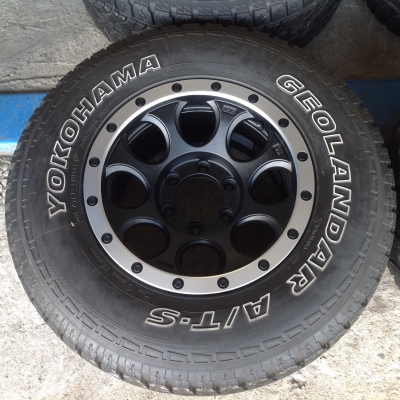 ล้อแม็กใหม่ งาน yachiyoda ขอบ 16" 6 รู 139 กว้าง 9 off 0 พร้อมยางครับ ล้อแม็กใหม่ งาน yachiyoda ขอบ 16" 6 รู 139 กว้าง 9 off 0 พร้อมยางครับ