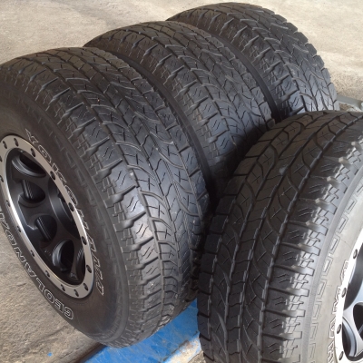 ล้อแม็กใหม่ งาน yachiyoda ขอบ 16" 6 รู 139 กว้าง 9 off 0 พร้อมยางครับ ล้อแม็กใหม่ งาน yachiyoda ขอบ 16" 6 รู 139 กว้าง 9 off 0 พร้อมยางครับ