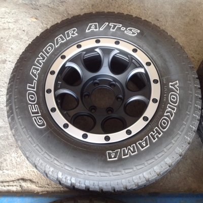 ล้อแม็กใหม่ งาน yachiyoda ขอบ 16" 6 รู 139 กว้าง 9 off 0 พร้อมยางครับ ล้อแม็กใหม่ งาน yachiyoda ขอบ 16" 6 รู 139 กว้าง 9 off 0 พร้อมยางครับ