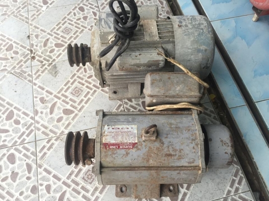 ขายมอเตอร์ 3HP ไฟบ้าน MITSUBISHI + ของจีน 3 ตัวครับ