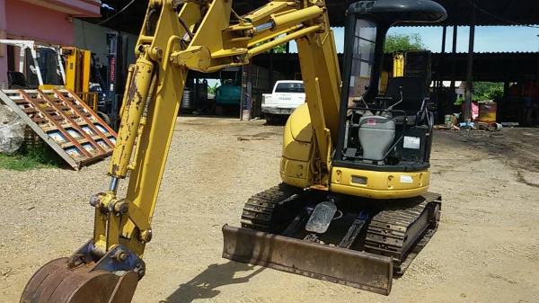 ขายรถแบคโฮ MITSUBISHI MM30 SR เครื่อง S3L คอนโทลสั้น แทรคเหล็ก ปั๊มนิ้ว เครื่องดี ปั๊มดี เอวแน่น รถเก่าญี่ปุ่น ติดต่อ089-7949488