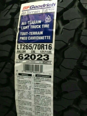 ยางใหม่ปี16
Bf ko2 265/70/16 เส้นล่ะ7500 (มีสินค้า)
Bf ko2 265/75/16 เส้นล่ะ 8000 (สั่งจอง ต้นเดือนสินค้าเข้า)
ด่วง จำนวนจำกัด ยางใหม่ปี16
Bf ko2 265/70/16 เส้นล่ะ7500 (มีสินค้า)
Bf ko2 265/75/16 เส้นล่ะ 8000 (สั่งจอง ต้นเดือนสินค้าเข้า)
ด่วง จำนวนจำกัด