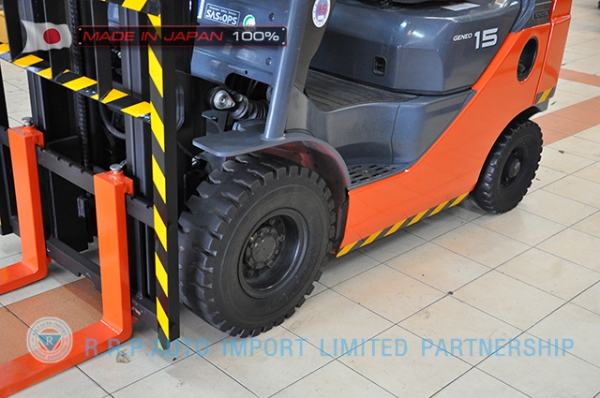 ขายรถโฟล์คลิฟท์มือสอง TOYOTA รุ่น 8FG15-13043 ราคา 255,000 บาท นำเข้าจากประเทศญี่ปุ่น 100\% ไม่เคยใช้งานในไทย