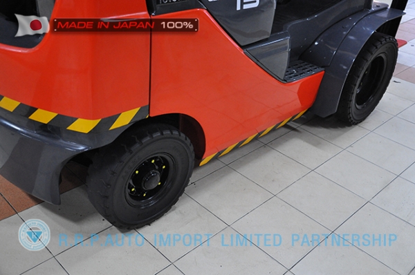 ขายรถโฟล์คลิฟท์มือสอง TOYOTA รุ่น  8FD15-20149 ราคา 335,000 บาท นำเข้าจากประเทศญี่ปุ่น 100\% ไม่เคยใช้งานในไทย