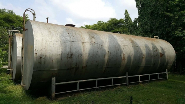 ถัง 70,000 ลิตร เหล็กหนา 7 มิล กว้าง 3.05 m. ยาว 10.30 m. สภาพสวยมาก รับไปใช้ คุ้มครับ / มาดูได้ที่ร้านเลยครับ