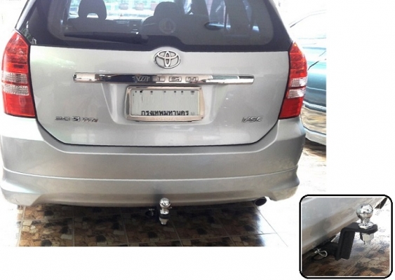 ชุดลากเรือสำหรับรถเก๋ง แบบแกนเสียบถอดได้ ไม่เจาะไม่เชื่อมรถ