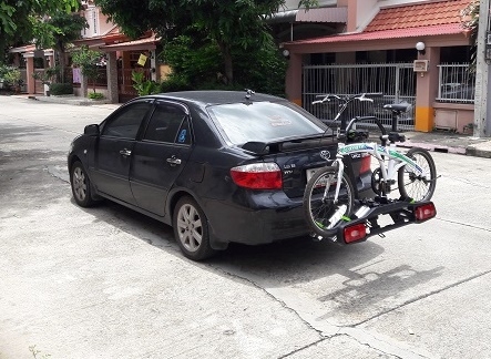 ชุดลากเรือสำหรับรถเก๋ง แบบแกนเสียบถอดได้ ไม่เจาะไม่เชื่อมรถ