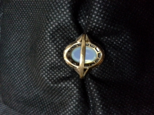 แหวนเพชรซีก อความารีน แหวนเพชรซีก อความารีน