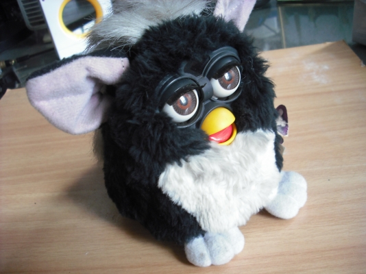 ตุ๊กตา Furby ปี 1999 สีขาว ดำ ตามสภาพ