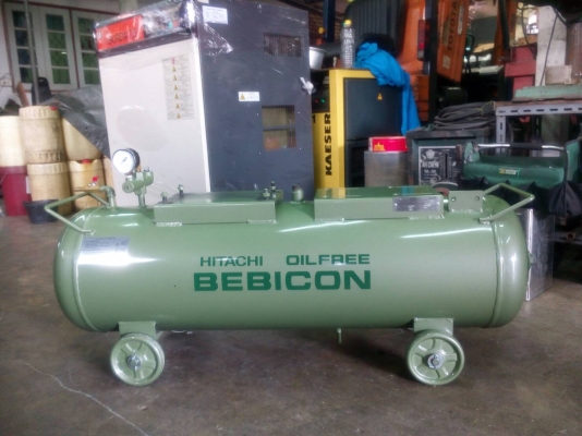 คุณลูกค้าท่านใดสนใจถังลมลูกสูบ HITACHI  125ลิตร โทรหาเราน้า