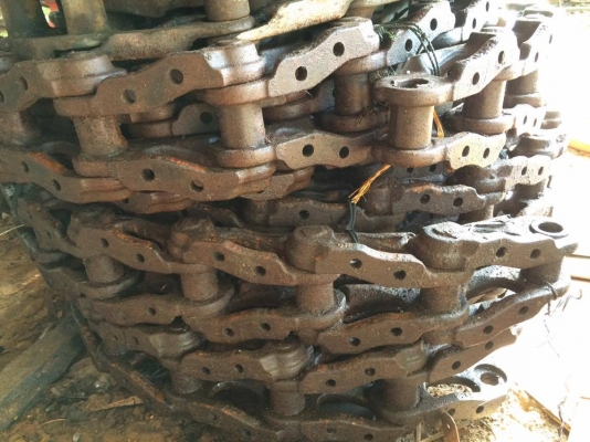 ข้อโซ่แมคโค ใส่ pc60 + คับ สวยๆคับ