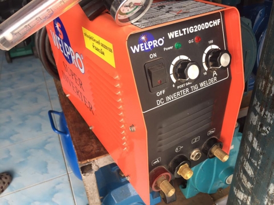 ขายตู้เชื่อมอาร์กอน WELPRO TIG 200 มือสองครับ