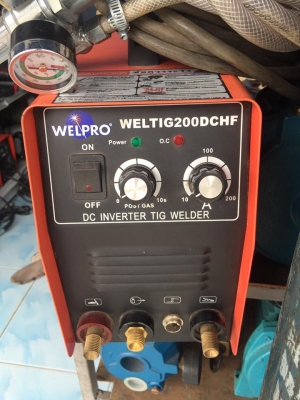 ขายตู้เชื่อมอาร์กอน WELPRO TIG 200 มือสองครับ ขายตู้เชื่อมอาร์กอน WELPRO TIG 200 มือสองครับ