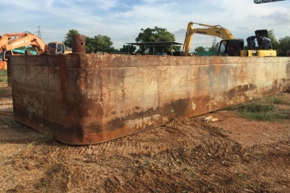 ขายโป๊ะสำหรับรถแบคโฮ200แบบแยกชิ้น