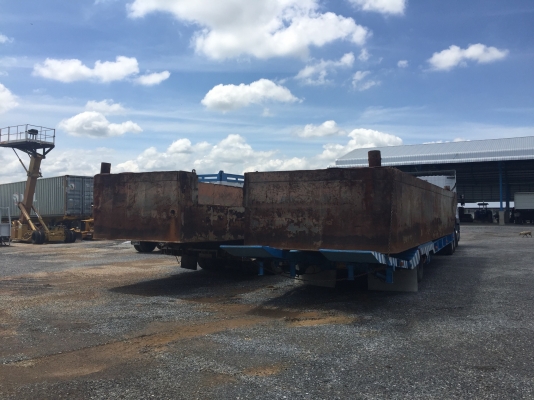 ขายโป๊ะสำหรับรถแบคโฮ200แบบแยกชิ้น