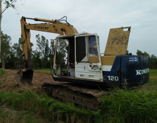 ขาย แบคโฮ KOMATSU PC120-5 เอกสารใบซื้อขาย เครื่องดี ช่วงล่างเช็คใหม่แล้ว รถใช้งานอยู่ครับ