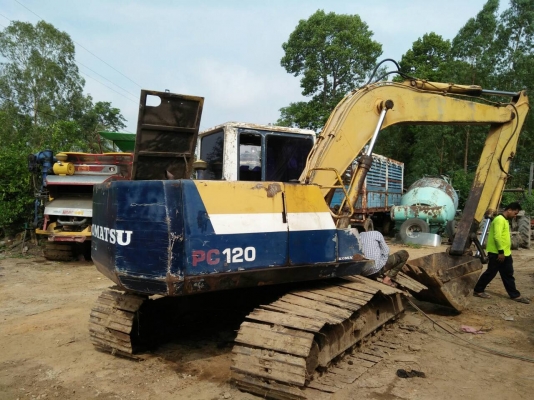 ขาย แบคโฮ KOMATSU PC120-5 เอกสารใบซื้อขาย เครื่องดี ช่วงล่างเช็คใหม่แล้ว รถใช้งานอยู่ครับ ขาย แบคโฮ KOMATSU PC120-5 เอกสารใบซื้อขาย เครื่องดี ช่วงล่างเช็คใหม่แล้ว รถใช้งานอยู่ครับ