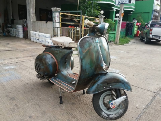 ขาย vespa 64 ของแท้ติดรถพอมีครับ ฝาเบีย ตัวเอ กระโหลกครอบเสื้อ ฝาคาบู คันเกียคันเร่งติดรถ ขายราคา 53,500 บาทครับ รถเลขโคลงเครื่องแท้ครับ no book นะครับ สนใจติดต่อได้ครับ 0826336557 โป้งครับ รับเทรินทุกรุ่นครับ