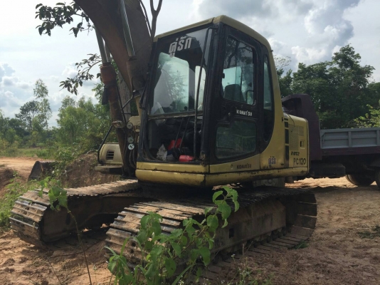 ขาย 495,000 Komatsu  PC120 รุ่น 6 เครื่องดี ปั้มดี ไฟฟ้า ตัด เอกสารเล่มทะเบียน  090-772-3710 090-772-3708