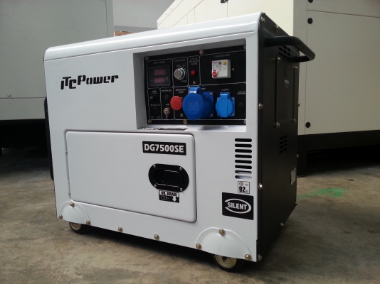 เครื่องปั่นไฟ 5.5 KW "ITC"1 เฟส รับประกันสินค้า 1ปี