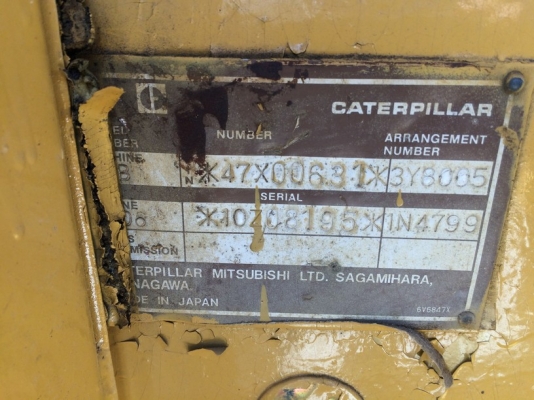CAT D5B-47X00631-YR1985 เครื่อง 10Z ติดวินช์หลัง นำเข้าจากญี่ปุ่น ถึงไทยแล้วครับ