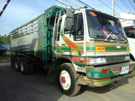ขายรถบรรทุก HINO 3M เครื่องเดิม 240 แรง ปี 39 กระบะดัมพ์มิเนียม มีระบบลากพ่วง ทะเบียนพร้อม