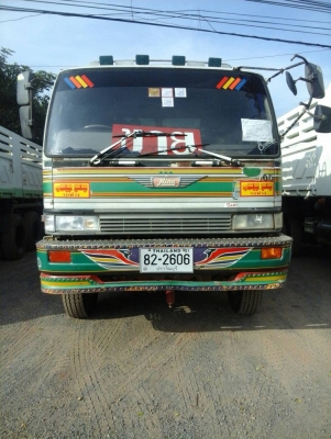 ขายรถบรรทุก HINO 3M เครื่องเดิม 240 แรง ปี 39 กระบะดัมพ์มิเนียม มีระบบลากพ่วง ทะเบียนพร้อม