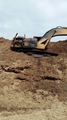 Cat 320 C ไฟไหม้ ขายถูก 400000 บ.