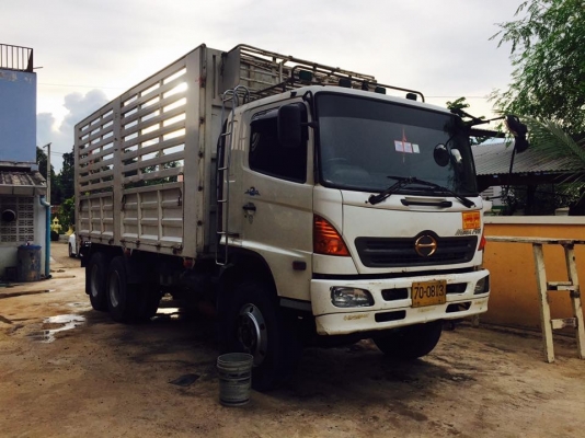 ขายรถพ่วงไม่ดัพม์ Hino เครื่อง 320 แรง ปี 46 แม่ลูกไม่ดัมพ์ ลูก 3 เพลาแท้ ทะเบียนพร้อม
