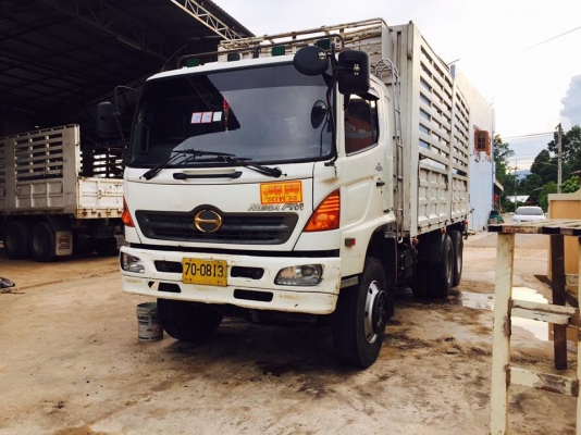 ขายรถพ่วงไม่ดัพม์ Hino เครื่อง 320 แรง ปี 46 แม่ลูกไม่ดัมพ์ ลูก 3 เพลาแท้ ทะเบียนพร้อม
