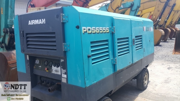 ขายปั้มลม!! AIRMAN PDS655S 7-8บาร์ นำเข้าจากญี่ปุ่น ขายไม่แพงครับ 061-419-4021 ไปป์ครับ