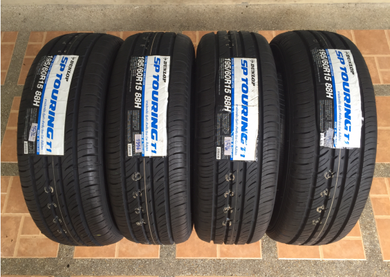 ยางใหม่ Dunlop 195 60 15 ปี16 ราคาเร้าใจ
