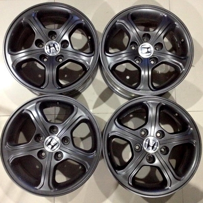 ล้อFD15นิ้ว 5ก้าน สี Silver Starduct ใส่รถ 5รู114ได้หมด