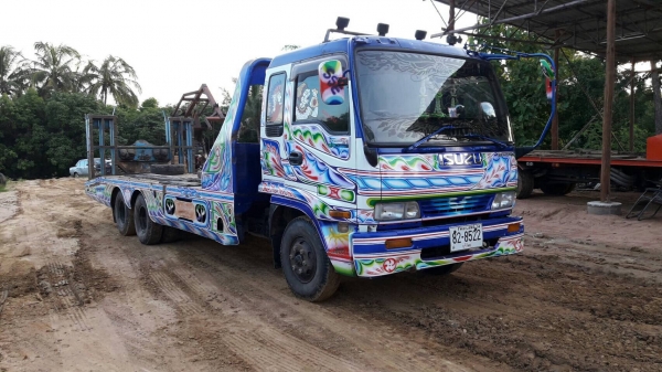 ขาย (770.000). เทรนเลอร์ 10ล้อ2เพลาขนรถเกี่ยวแบคโคร สวยสดพร้อมใช้งาน ขาย (770.000). เทรนเลอร์ 10ล้อ2เพลาขนรถเกี่ยวแบคโคร สวยสดพร้อมใช้งาน