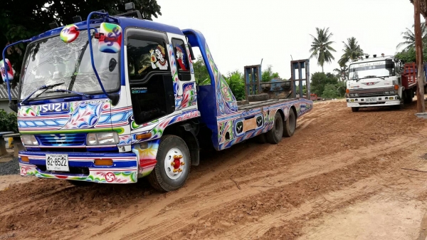 ขาย (770.000). เทรนเลอร์ 10ล้อ2เพลาขนรถเกี่ยวแบคโคร สวยสดพร้อมใช้งาน ขาย (770.000). เทรนเลอร์ 10ล้อ2เพลาขนรถเกี่ยวแบคโคร สวยสดพร้อมใช้งาน