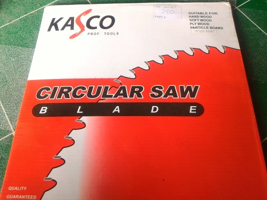 ใบเลื่อยวงเดือนติดคาร์ไบด์เพิ่มความทนทานยี่ห้อ KASCO ของใหม่ขนาด 10 นิ้ว 36 ฟัน ใช้งานตัดได้เอนกประสงค์