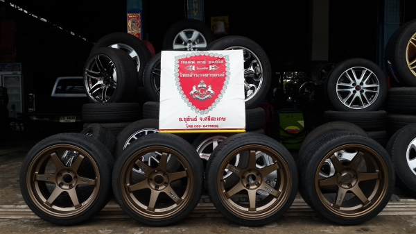 แม็กขอบ 18 Te37 5 รู ไม่คต ไม่ซ่อม