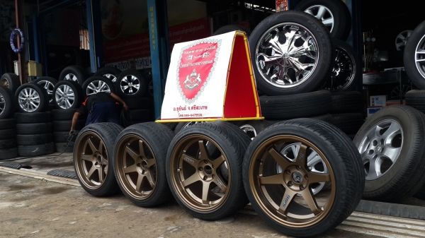 แม็กขอบ 18 Te37 5 รู ไม่คต ไม่ซ่อม