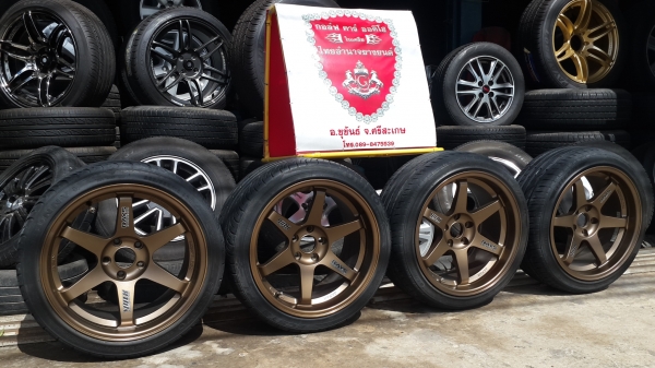 แม็กขอบ 18 Te37 5 รู ไม่คต ไม่ซ่อม