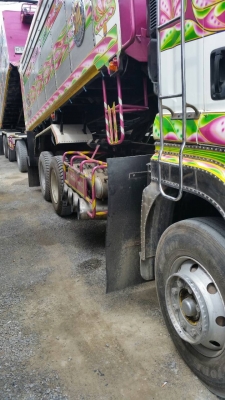 ขายรถพ่วงดัมพ์ ISUZU เครื่อง 360 แรง ปี 52 แม่ลูกดัมพ์มิเนียม ลูก 3 เพลาแท้ ทะเบียนพร้อม