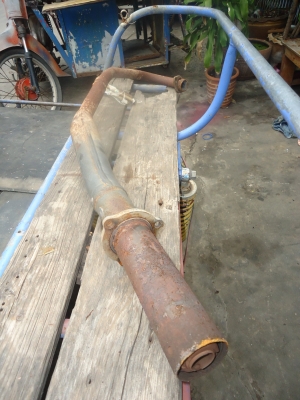 ท่อไอไอเสีย Honda nova sonic