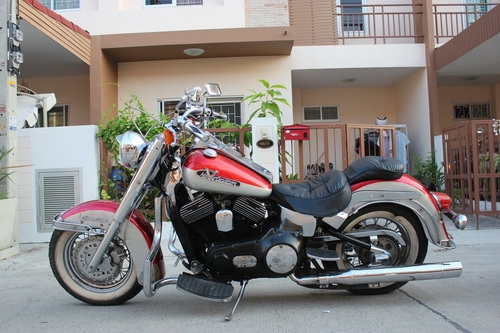 +++HONDA STEED 600 แต่งฮาเล่ย์ ทะเบียนแท้ +++