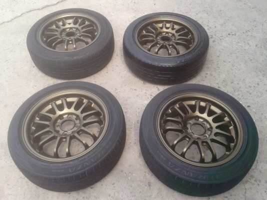 CE28/RE30/te37/SR5/บรีโอ้ อแมส(ป้ายแดง)ล้อเดฟ&amp;เหลือง/กระทะเหล็ก(ป้ายแดง)ถูกๆ!!! ใส่4รู ทั้งนั้นครับ